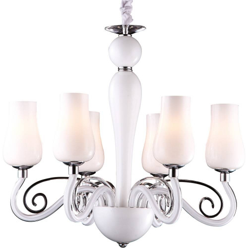 подвесная люстра arte lamp biancaneve a8110lm-6wh в Архангельске