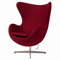 кресло egg chair бордовое в Архангельске
