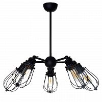 подвесная люстра spot light lorenzo 9980504 черная в Архангельске