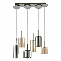 дизайнерская подвесная люстра spot light flaconetta 1300628 серая в Архангельске