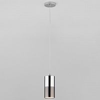 подвесной светильник eurosvet mini topper 50146/1 хром/черный жемчуг в Архангельске