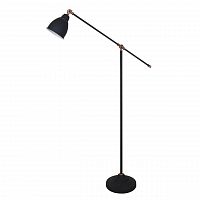 торшер arte lamp braccio a2054pn-1bk в Архангельске