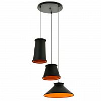 дизайнерская подвесная люстра spot light erynie 1460304 черная в Архангельске