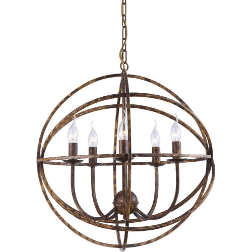 подвесная люстра arte lamp kopernik a1703sp-5br в Архангельске