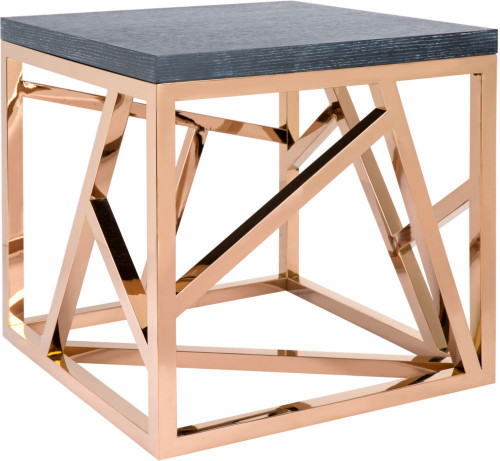 стол журнальный geometric графит, золото коричневый в Архангельске