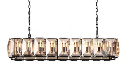 люстра harlow l130 черное основание, прозрачное стекло в Архангельске