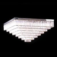 потолочная люстра newport 31133/pl nickel матовый никель, белая в Архангельске