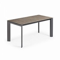 стол atta 160 (220)x90 антрацит, porcela vulcano c cc0186vc от la forma (ex julia grup) в Архангельске