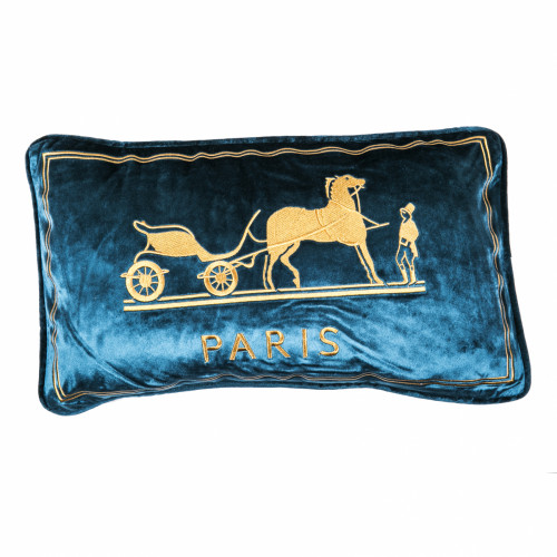 декоративная подушка old paris синий в Архангельске