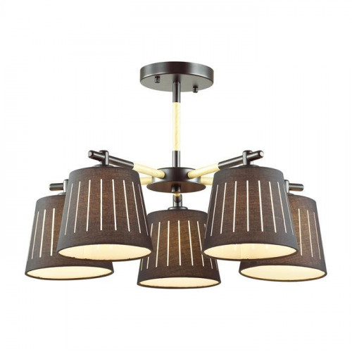 потолочная люстра odeon light nicola 4110/5 черная в Архангельске