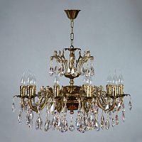 подвесная люстра ambiente granada 2118/10 pb tear drop бронза в Архангельске