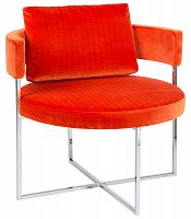 кресло sirio velvet orange оранжевое в Архангельске