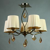 потолочная люстра brizzi bx03203/5 bronze cream в Архангельске