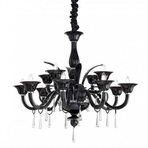 подвесная люстра ideal lux renoir sp12 nero в Архангельске