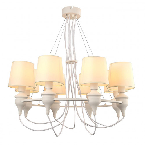 подвесная люстра arte lamp sergio a3326lm-8wh в Архангельске