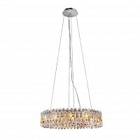 подвесная люстра crystal lux lirica sp10 d610 chrome в Архангельске