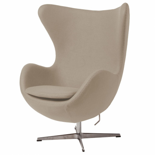кресло egg chair бежевое в Архангельске
