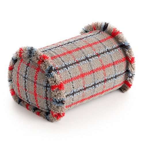 подушка большая-рол tartan blue от gan в Архангельске