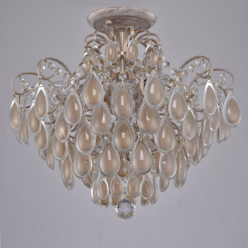 потолочная люстра crystal lux sevilia pl4 gold в Архангельске