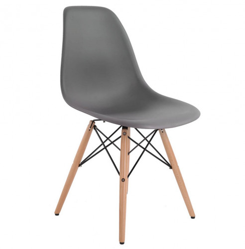 стул деревянный pc-015 серый (eames style) в Архангельске