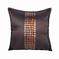 декоративная подушка handwork exclusive квадратная коричневая в Архангельске
