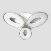 потолочная светодиодная люстра ambrella light orbital granule fg1020/3 wh 72w+36w d780 в Архангельске