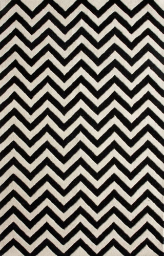 ковер zig zag чёрный 240х330 в Архангельске