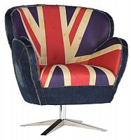 кресло aizek uk flag красное-синее в Архангельске