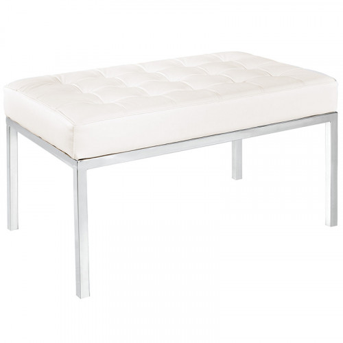 скамья bench белая кожа в Архангельске