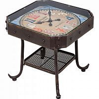столик приставной antique clock черный в Архангельске