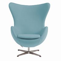 кресло egg chair голубое в Архангельске
