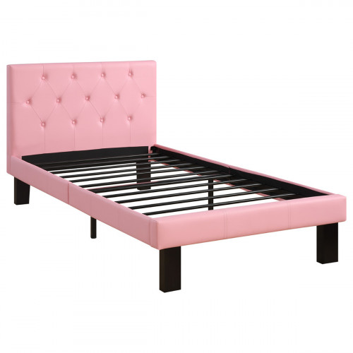 кровать poundex faux leather 140х200 в Архангельске