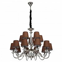 подвесная люстра mw-light софия 7 355013715 коричневая в Архангельске