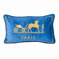декоративная подушка old paris голубой в Архангельске