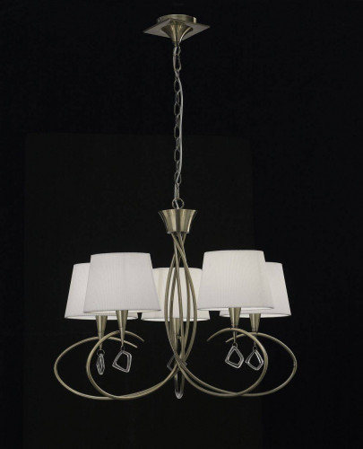 подвесная люстра mantra mara antique brass 1621 в Архангельске