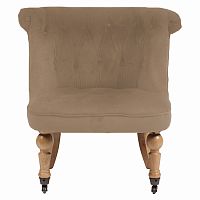 кресло amelie french country chair светло-коричневое в Архангельске