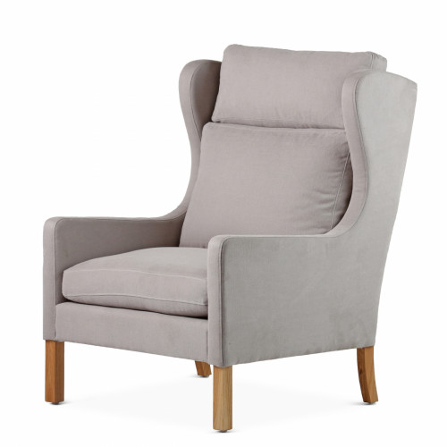 кресло wingback серый в Архангельске