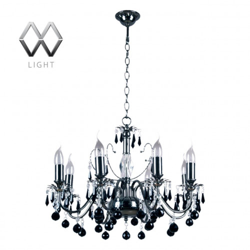 подвесная люстра mw-light барселона 313010208 черная в Архангельске
