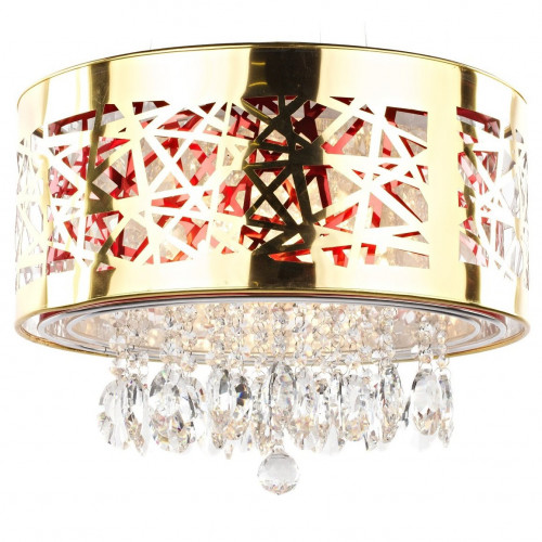 люстра nicolette золото, прозрачная в Архангельске