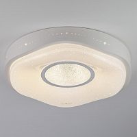 потолочный светодиодный светильник eurosvet shine 40011/1 led белый в Архангельске