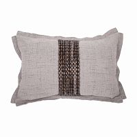декоративная подушка handwork exclusive прямоугольная светло-серая в Архангельске