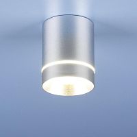 потолочный светодиодный светильник elektrostandard dlr021 9w 4200k хром матовый 4690389102943 в Архангельске