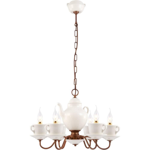 подвесная люстра arte lamp servizio a6483lm-6wh в Архангельске
