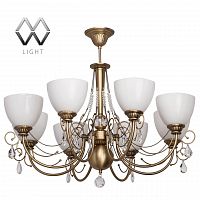 подвесная люстра mw-light фелиция 347016608 белая в Архангельске