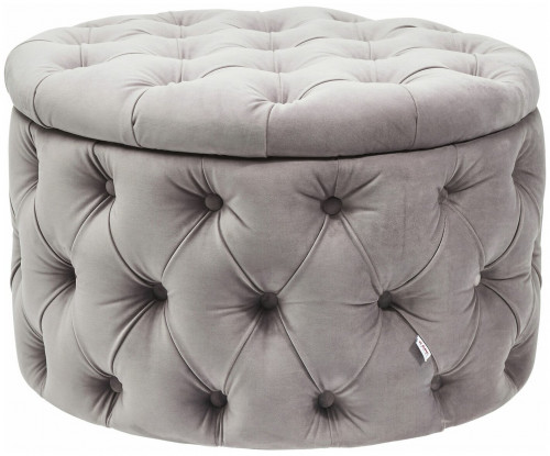 kare design пуф desire, коллекция "желание" 73*46*73, бархат, полиуретан, сосна, серый в Архангельске