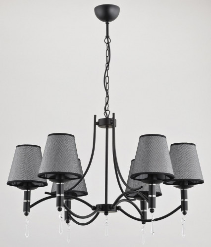 подвесная люстра alfa abil black silver 22966 в Архангельске
