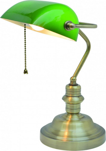 настольная лампа arte lamp banker a2492lt-1ab в Архангельске