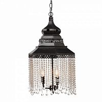люстра подвесная черная с хрустальными подвесками chandelier в Архангельске
