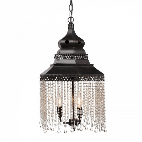 люстра подвесная черная с хрустальными подвесками chandelier в Архангельске