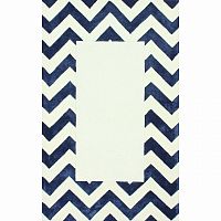 ковер zig zag синий с квадратом 240х330 в Архангельске